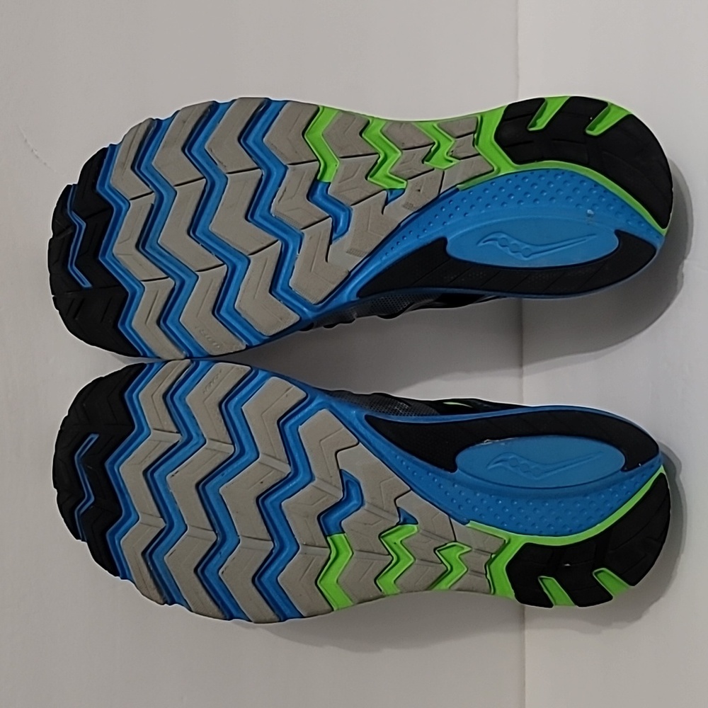 Saucony Men's Zealot Iso 2 Fit Everun Running Shoes Blue Run-Dry Sneakers Sz 14 - Picture 7 of 11